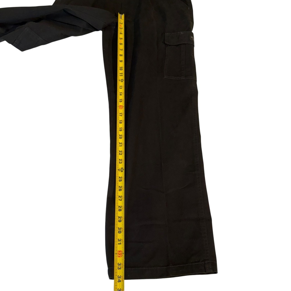 Wrangler Mens Black Relaxed Fit Cargo Pants 100% Cotton 36x34 70LGHBL - Picture 8 of 8